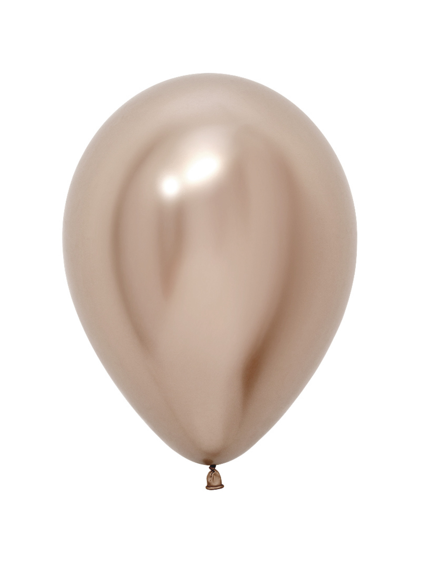 Шар ХРОМ, шампань (бежевый) – 30 см