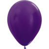 Шар МЕТАЛЛИК, фиолетовый – 30 см