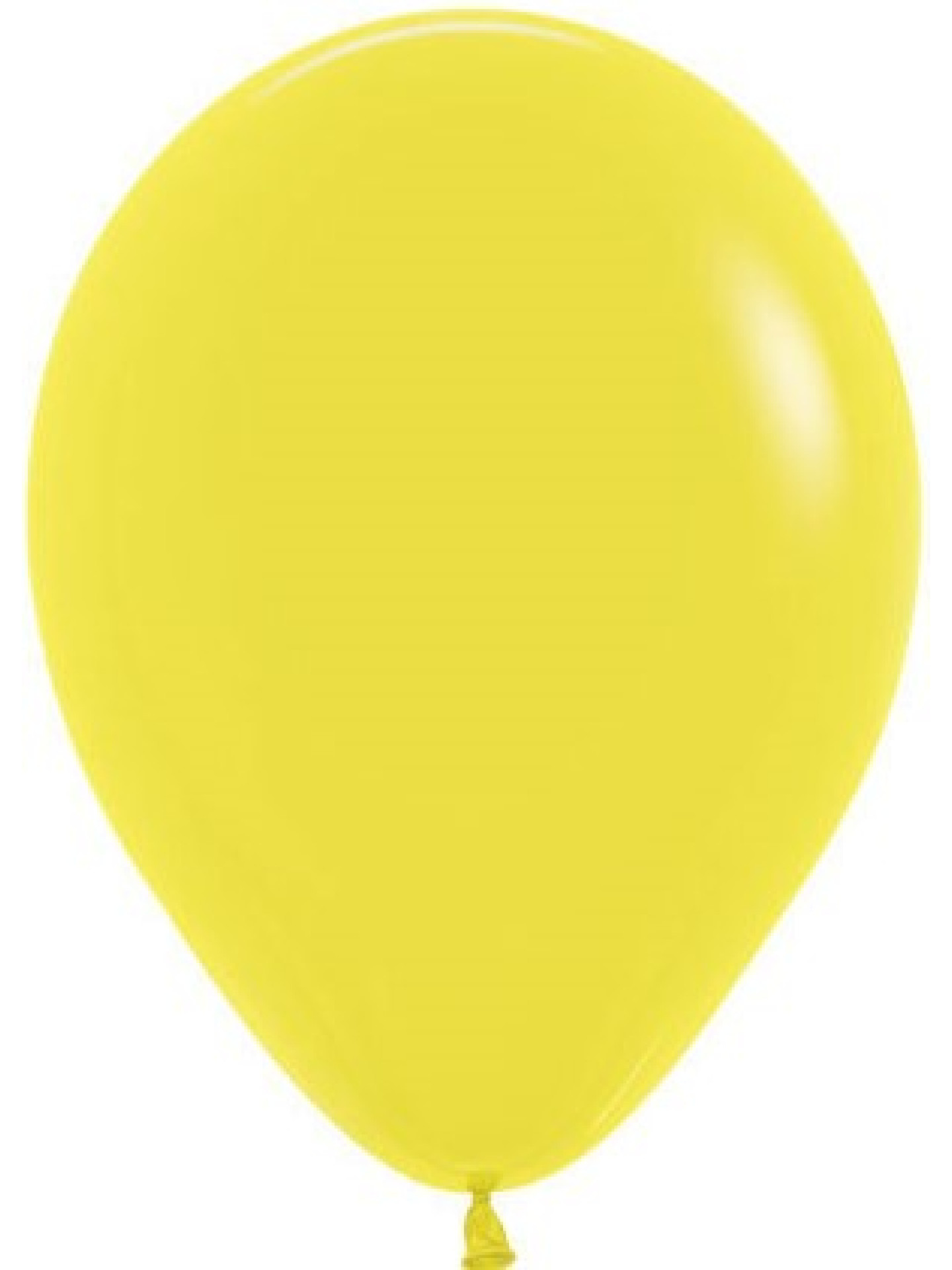 Шар ПАСТЕЛЬ, жёлтый – 30 см