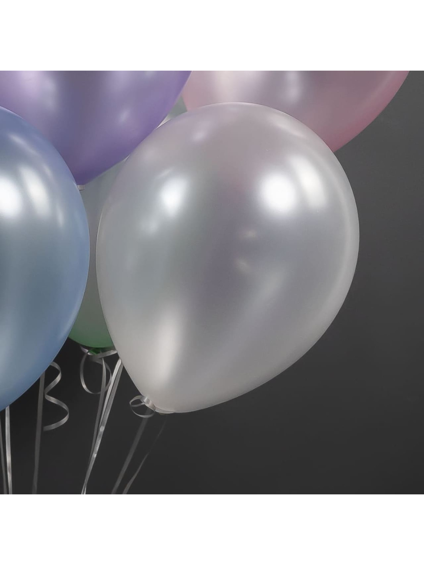 Шар ПЕРЛАМУТР, белый – 30 см