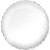 Шар КРУГ белый