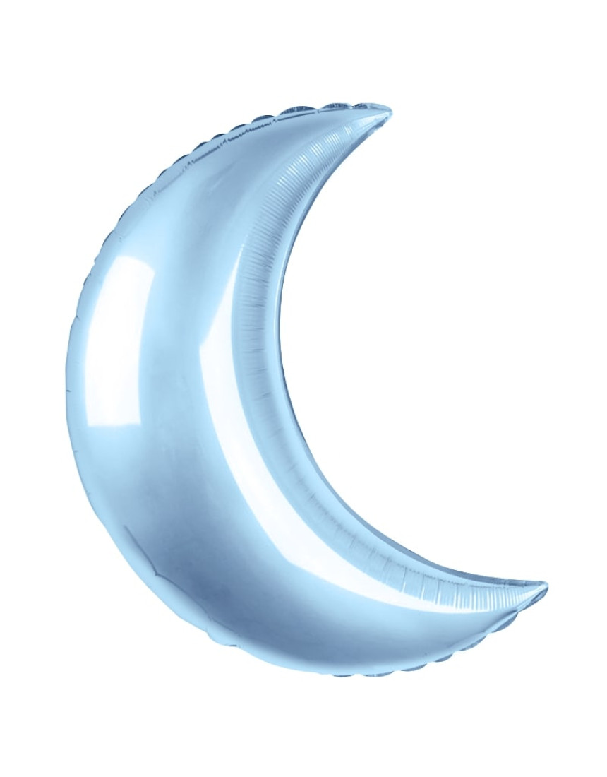 Шар ПОЛУМЕСЯЦ голубой Шар ПОЛУМЕСЯЦ голубой