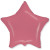 Шар ЗВЕЗДА малиновый