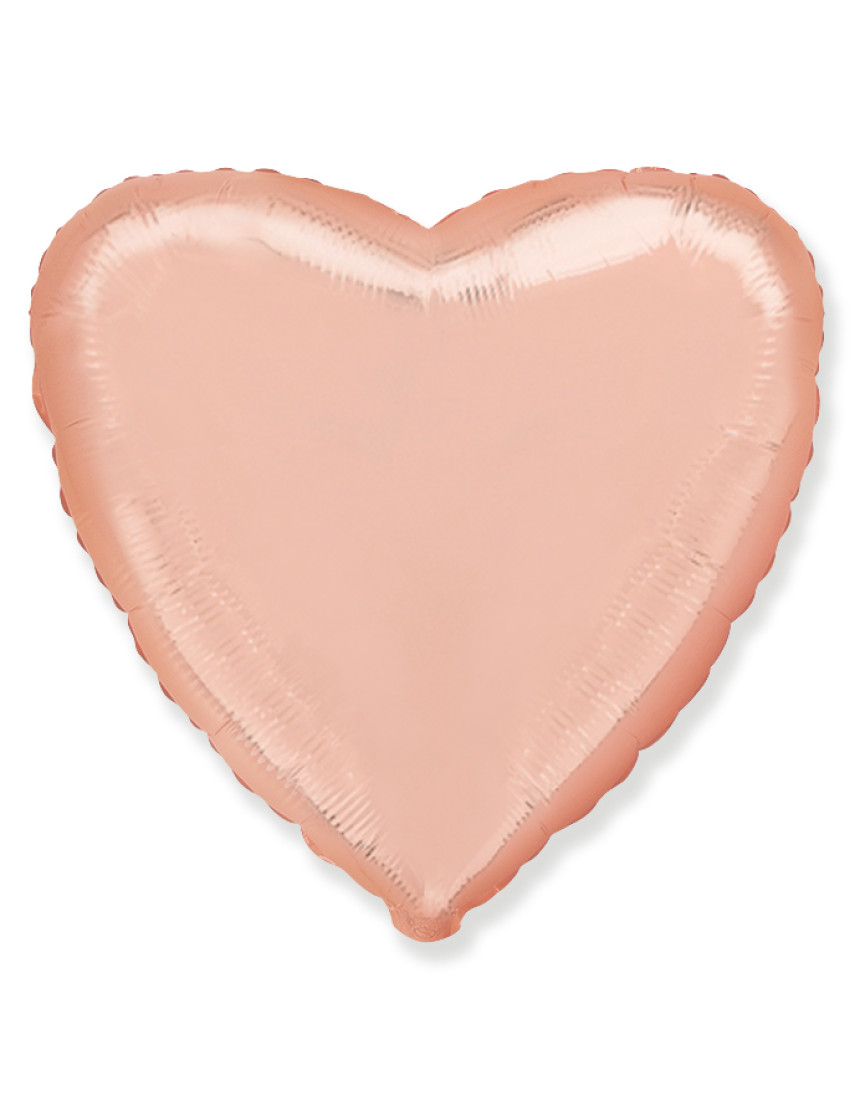 Шар СЕРДЦЕ розовое золото Шар СЕРДЦЕ розовое золото
