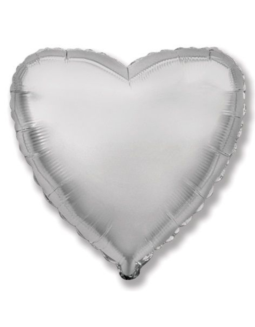 Шар СЕРДЦЕ серебро Шар СЕРДЦЕ серебро