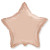 Шар ЗВЕЗДА розовое золото