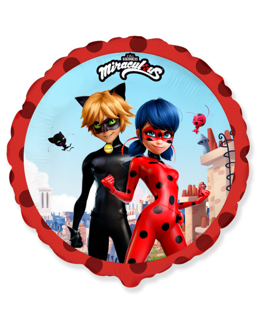 Шар КРУГ - Леди Баг и Супер Кот Шар КРУГ - Леди Баг и Супер Кот