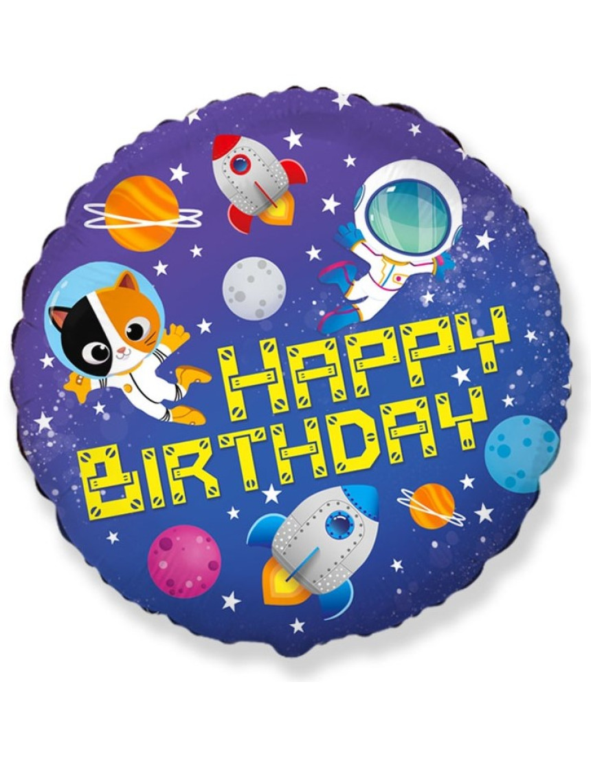 Шар КРУГ – Космический день рождения Шар КРУГ – Космический день рождения