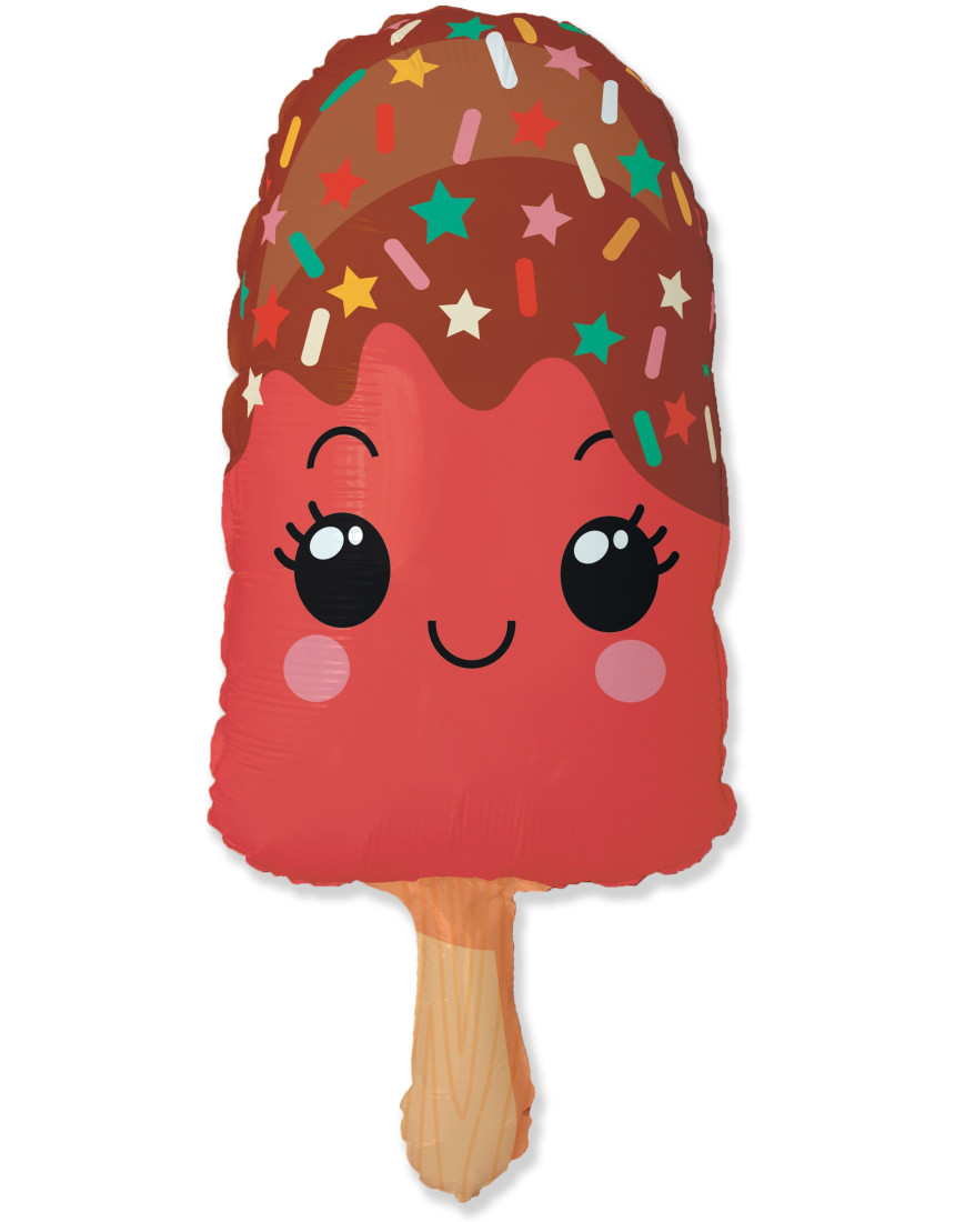 Шар МОРОЖЕНОЕ эскимо красный Шар МОРОЖЕНОЕ эскимо красный