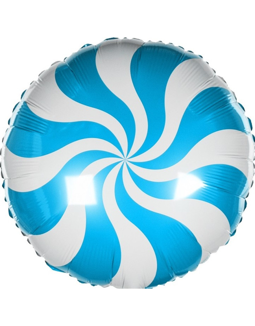 Шар КРУГ леденец синий Шар КРУГ леденец синий