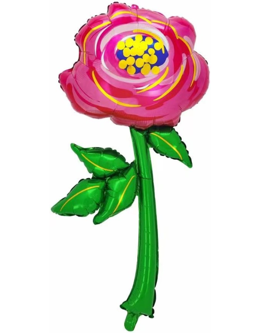 Шар ЦВЕТОК красная роза Шар ЦВЕТОК красная роза