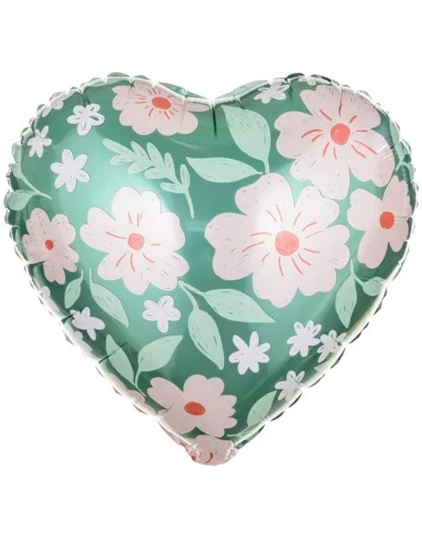 Шар СЕРДЦЕ цветы Шар СЕРДЦЕ цветы