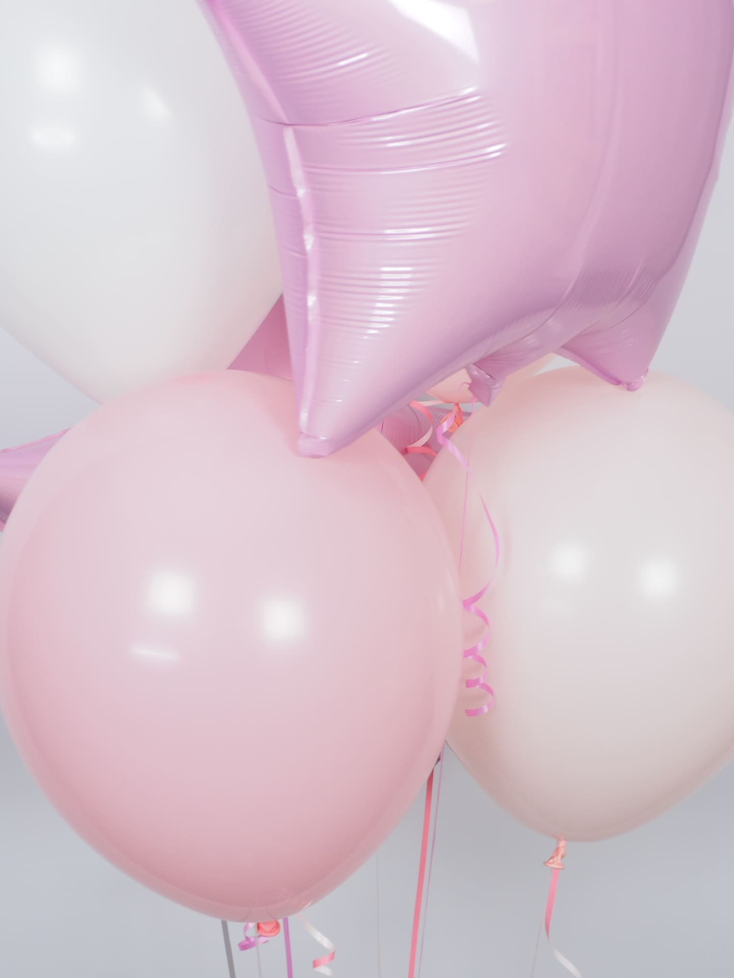 КОМПОЗИЦИЯ из шаров, розовый – Баю-баюшки