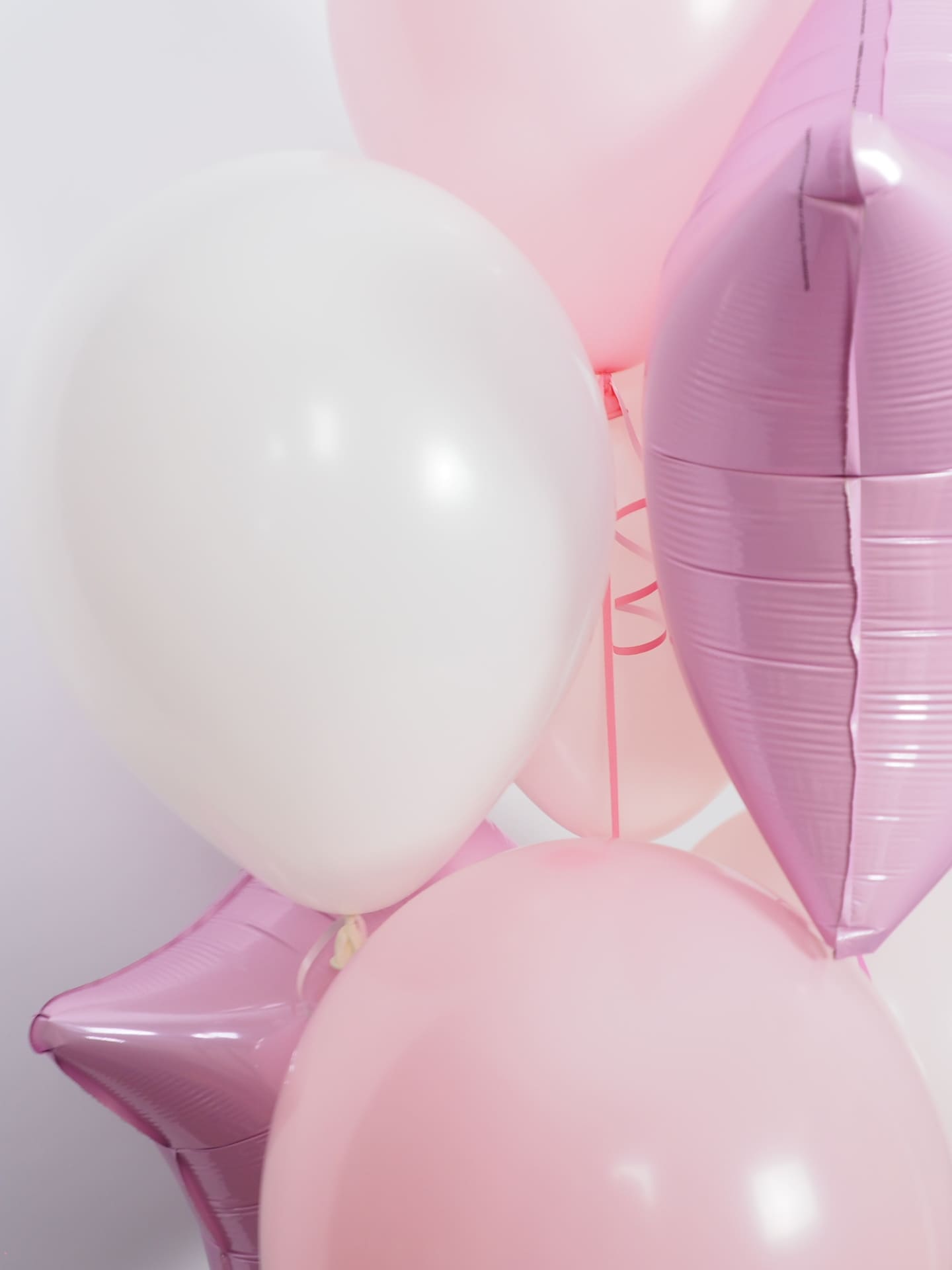 КОМПОЗИЦИЯ из шаров, розовый – Баю-баюшки