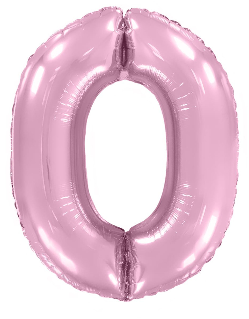 Шар ЦИФРА 0 розовый Шар ЦИФРА 0 розовый