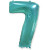 Шар ЦИФРА 7 бирюзовый